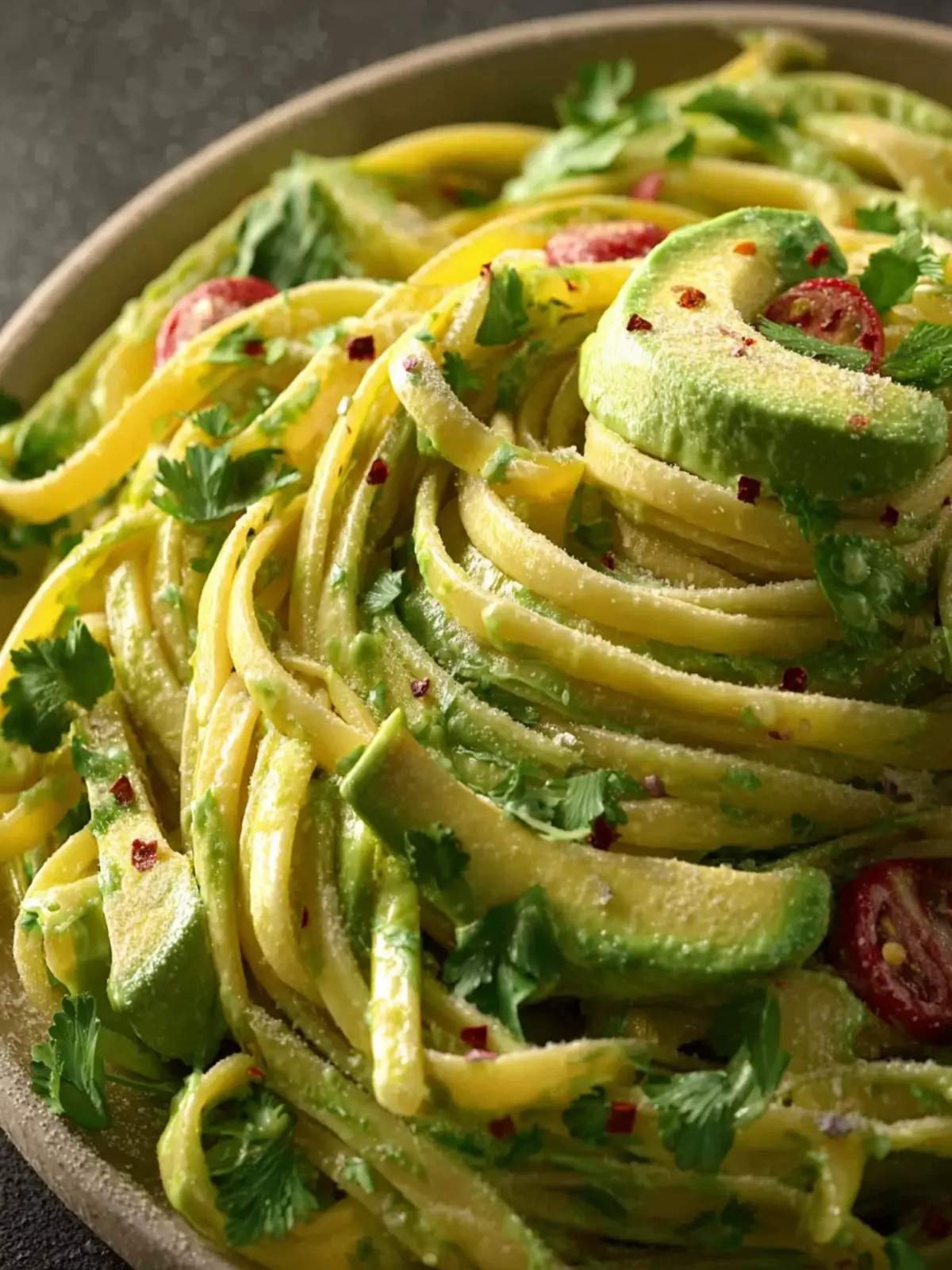 Creamy Avocado Pasta First Image
