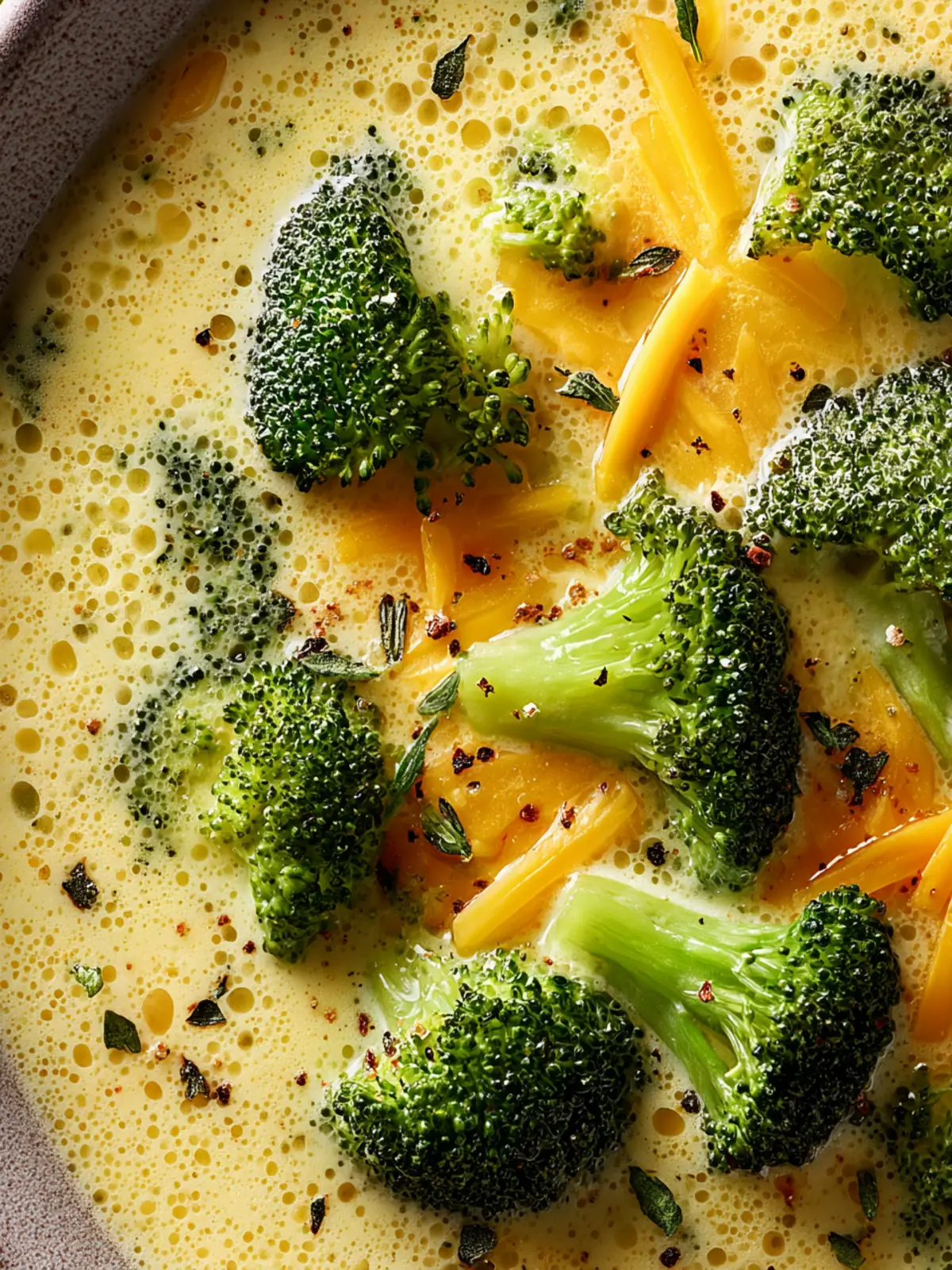 Creamy Broccoli Cheese Soup First Image
