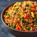 Hibachi Fried Rice Recipe (Meatless) First Image