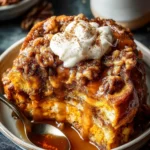 Cozy Pumpkin Spice French Toast Casserole Recipe First Image