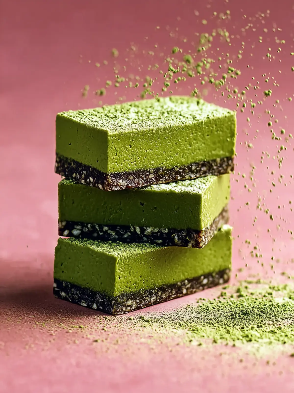 Easy No-Bake Matcha Protein Bars First Image