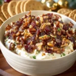 Whipped Goat Cheese Dip with Pecan Date Topping First Image