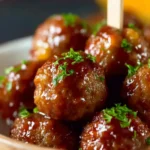 Crock Pot Hawaiian Meatballs First Image