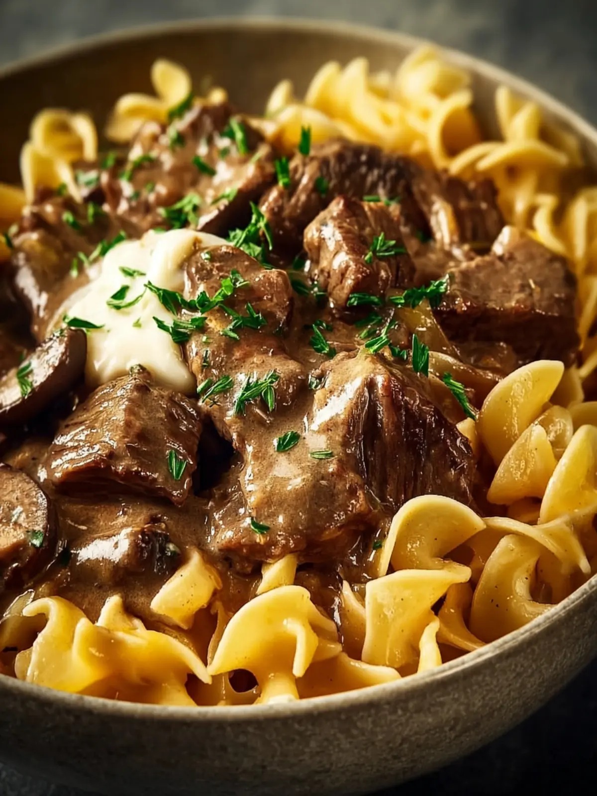 Beef Stroganoff with Egg Noodles First Image