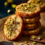 Salty Smoked Pistachio and Honey Shortbread Cookies First Image