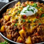 Slow Cooker Cowboy Casserole First Image