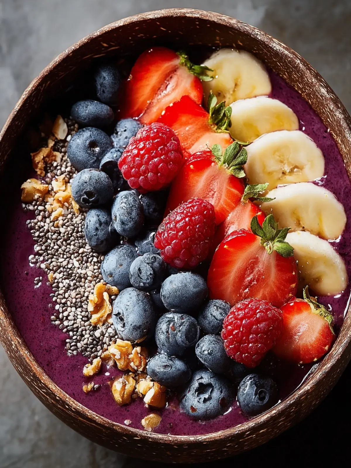 Acai Berry Smoothie Bowl Recipe First Image