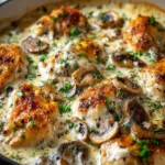 Creamy Chicken and Mushroom Casserole First Image