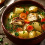 Comforting Chicken Soup with Potatoes First Image