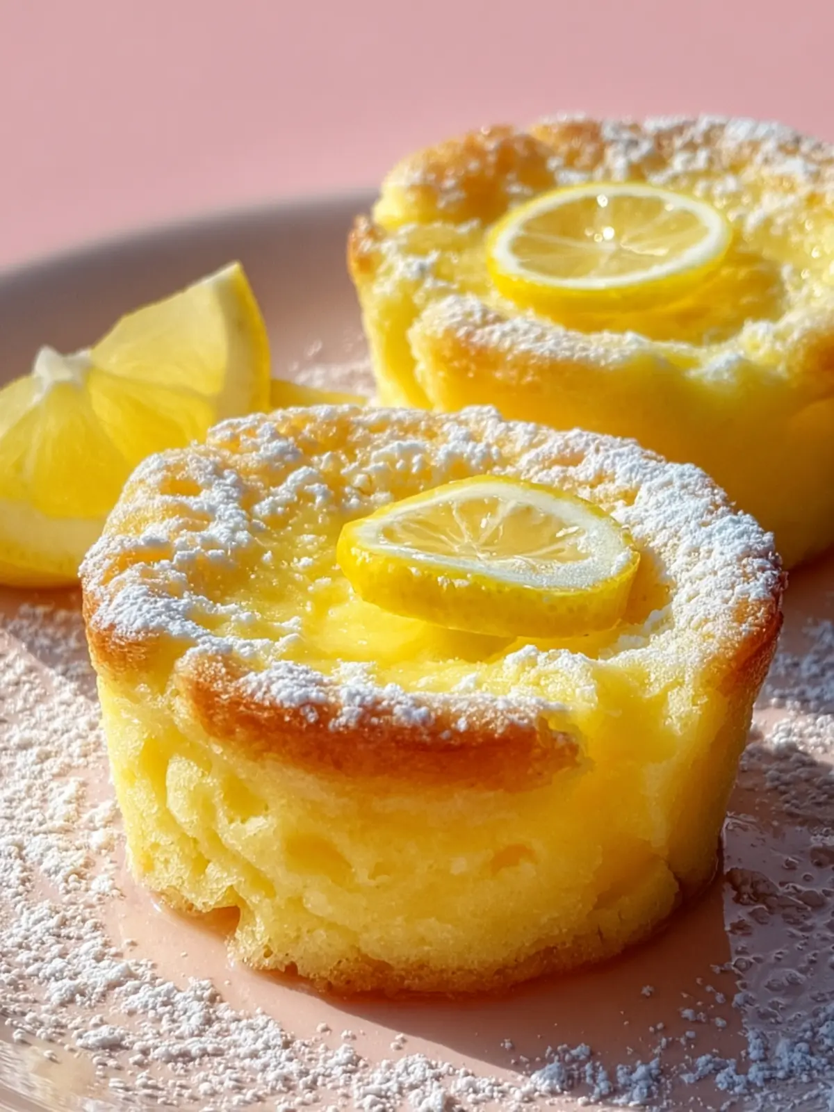 Mini Baby Lemon Impossible Pies First Image