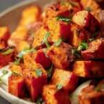 Sweet Potato Cubes, Easy and Quick Air Fryer Recipe First Image