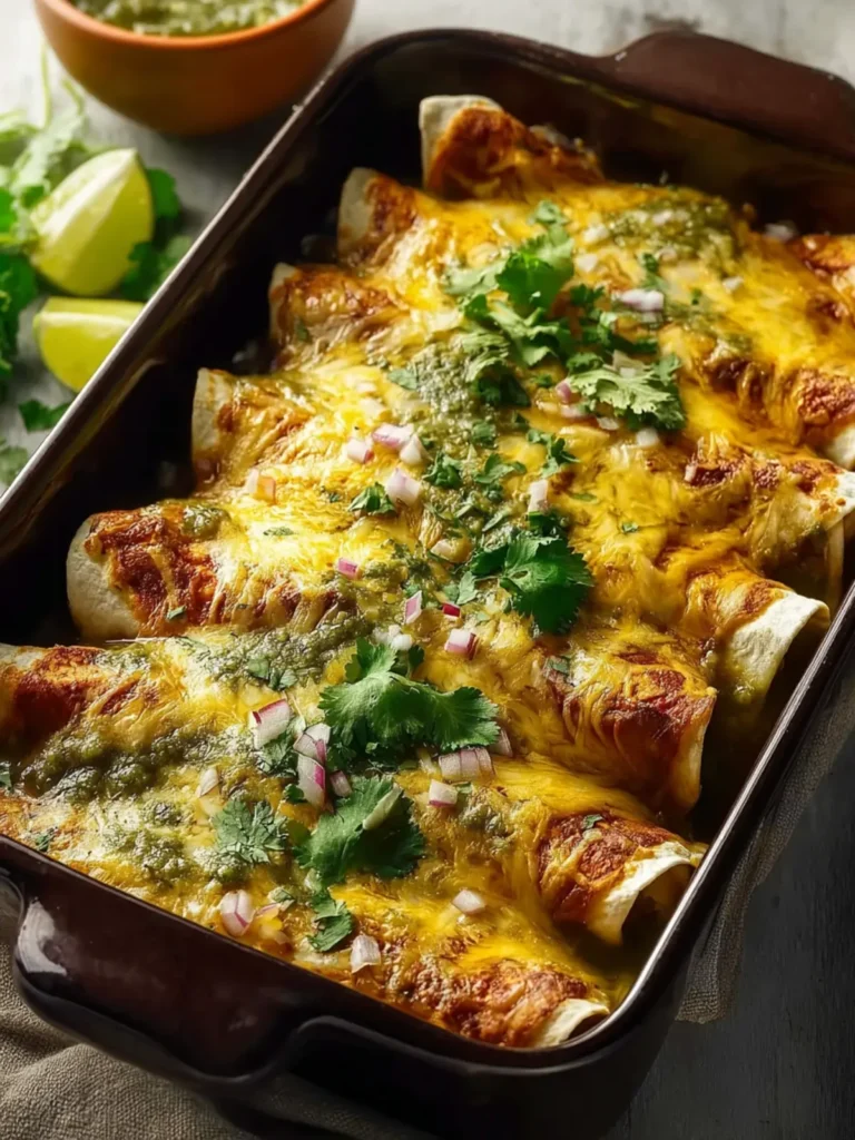 Beef Enchiladas With Green Sauce First Image