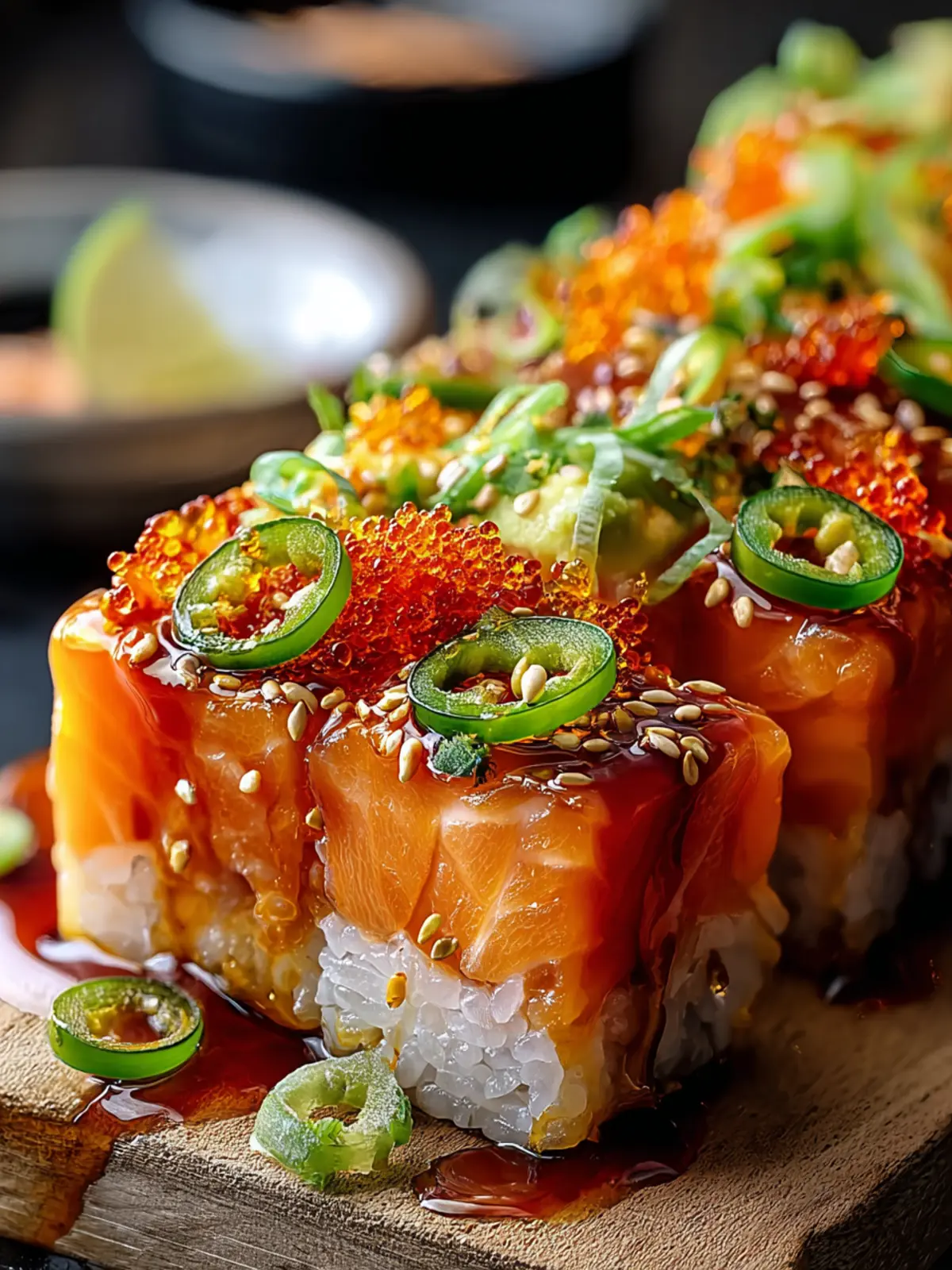 Spicy Salmon Sushi Bake Recipe First Image