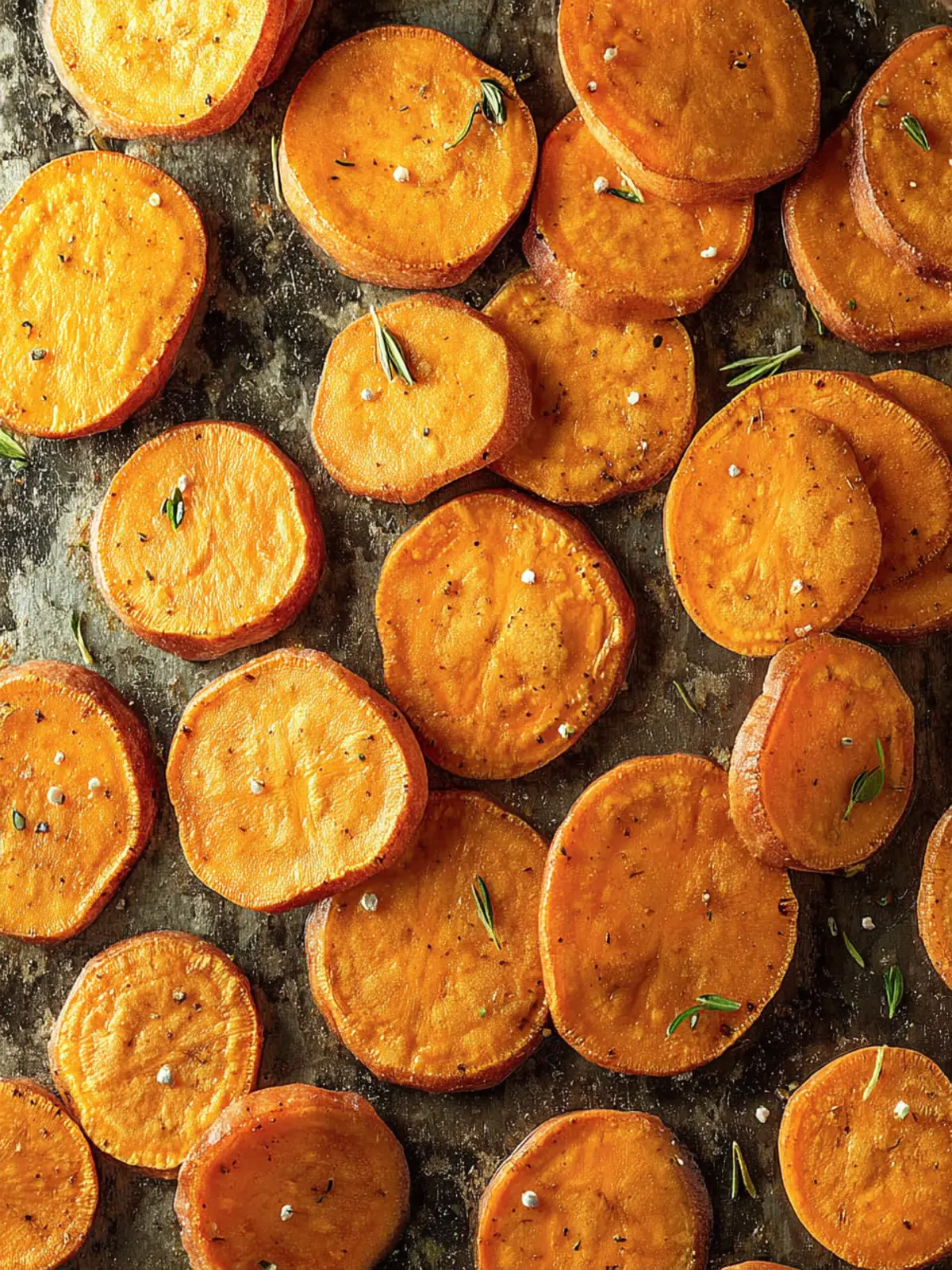 Baked Sweet Potato Slices First Image