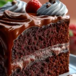 Sour Cream Chocolate Cake First Image