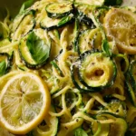 Creamy Zucchini Lemon Pasta First Image