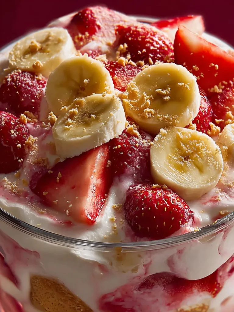Strawberry Banana Pudding Dream Recipe First Image