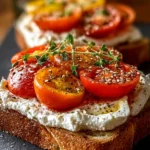 Ricotta and Tomato Sourdough Toast First Image
