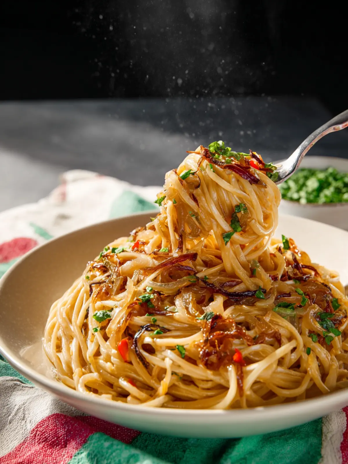 Caramelized Onion Pasta First Image