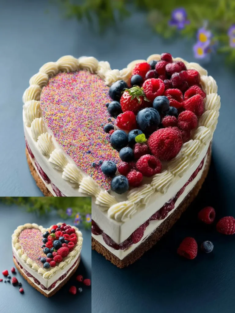 Heart Shaped Birthday Cake Recipe First Image