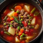 Classic Ground Beef Soup First Image