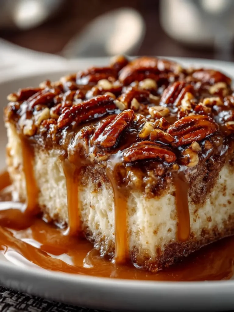 Butter Pecan Praline Poke Cake First Image