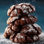 Flourless Chocolate Crinkle Cookies First Image