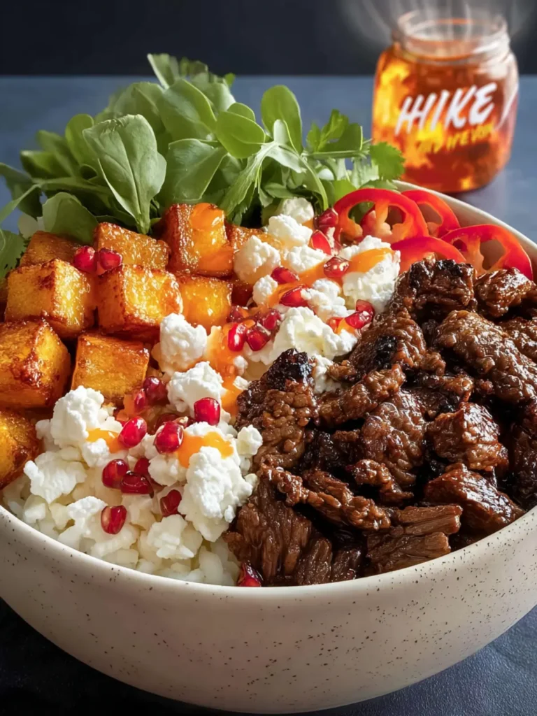 Hot Honey Beef Bowl Cottage Cheese First Image