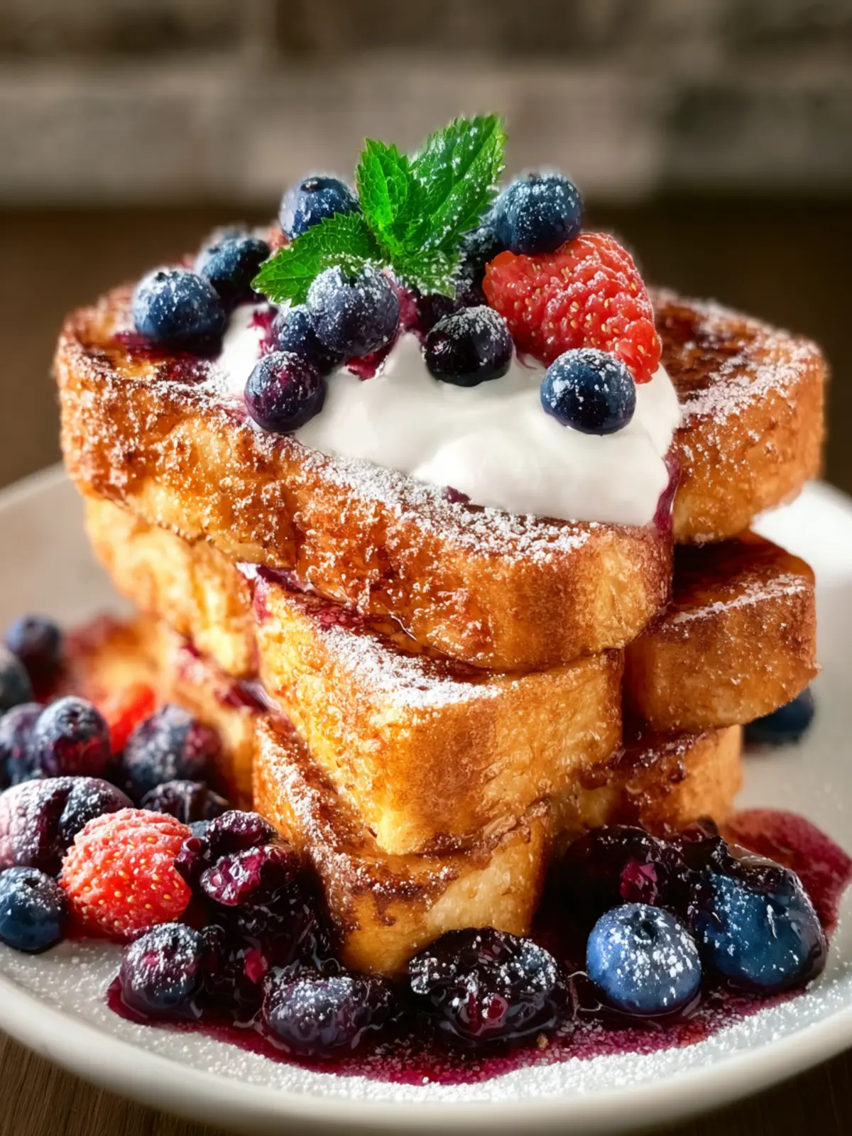 Cinnamon French Toast Fingers with Yogurt First Image