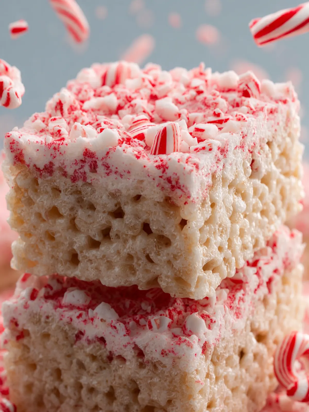 Peppermint Rice Krispie Treats First Image