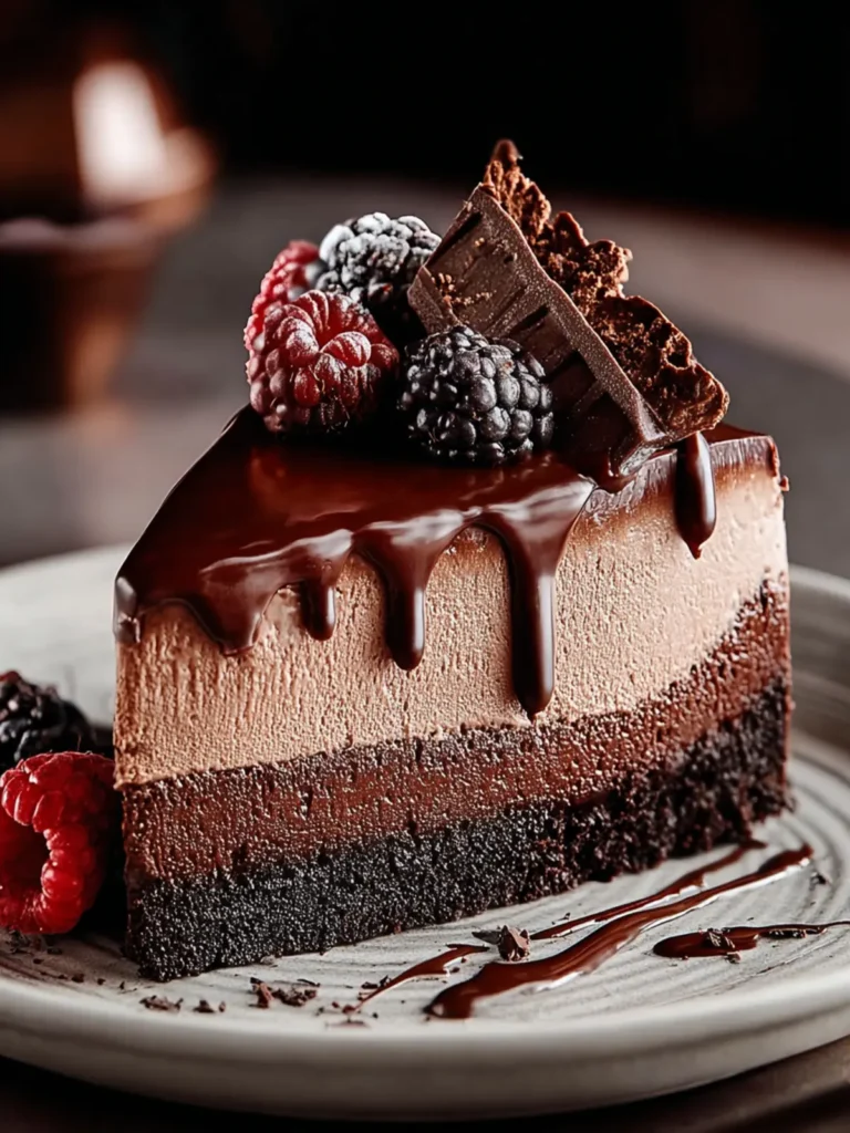 Triple Chocolate Cheesecake Bliss First Image