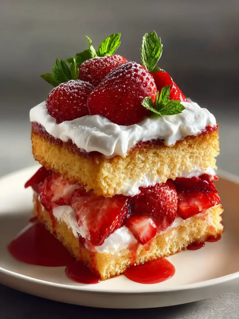 Unforgettable Strawberry Shortcake Cake in 5 Simple Steps First Image