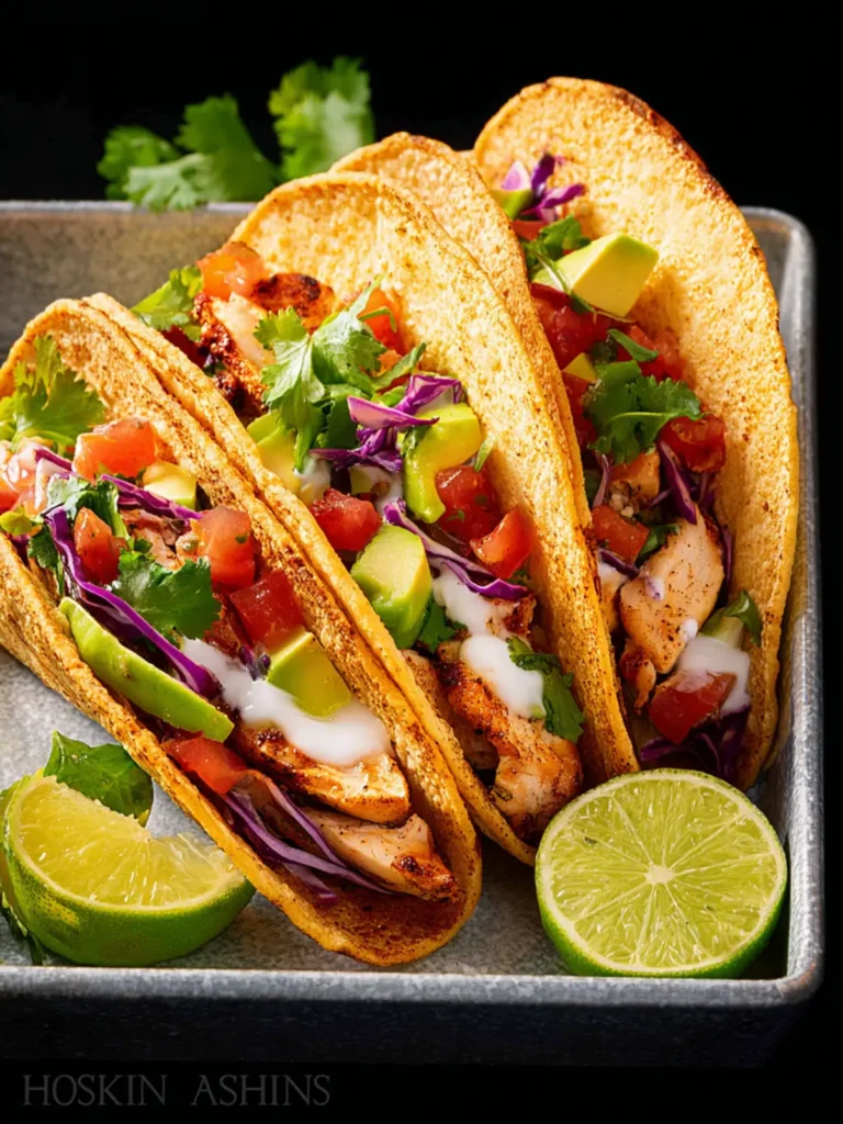 Air Fryer Chicken Tacos First Image