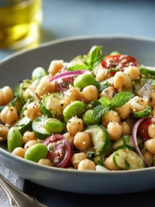 Chickpea and Fava Bean Salad First Image