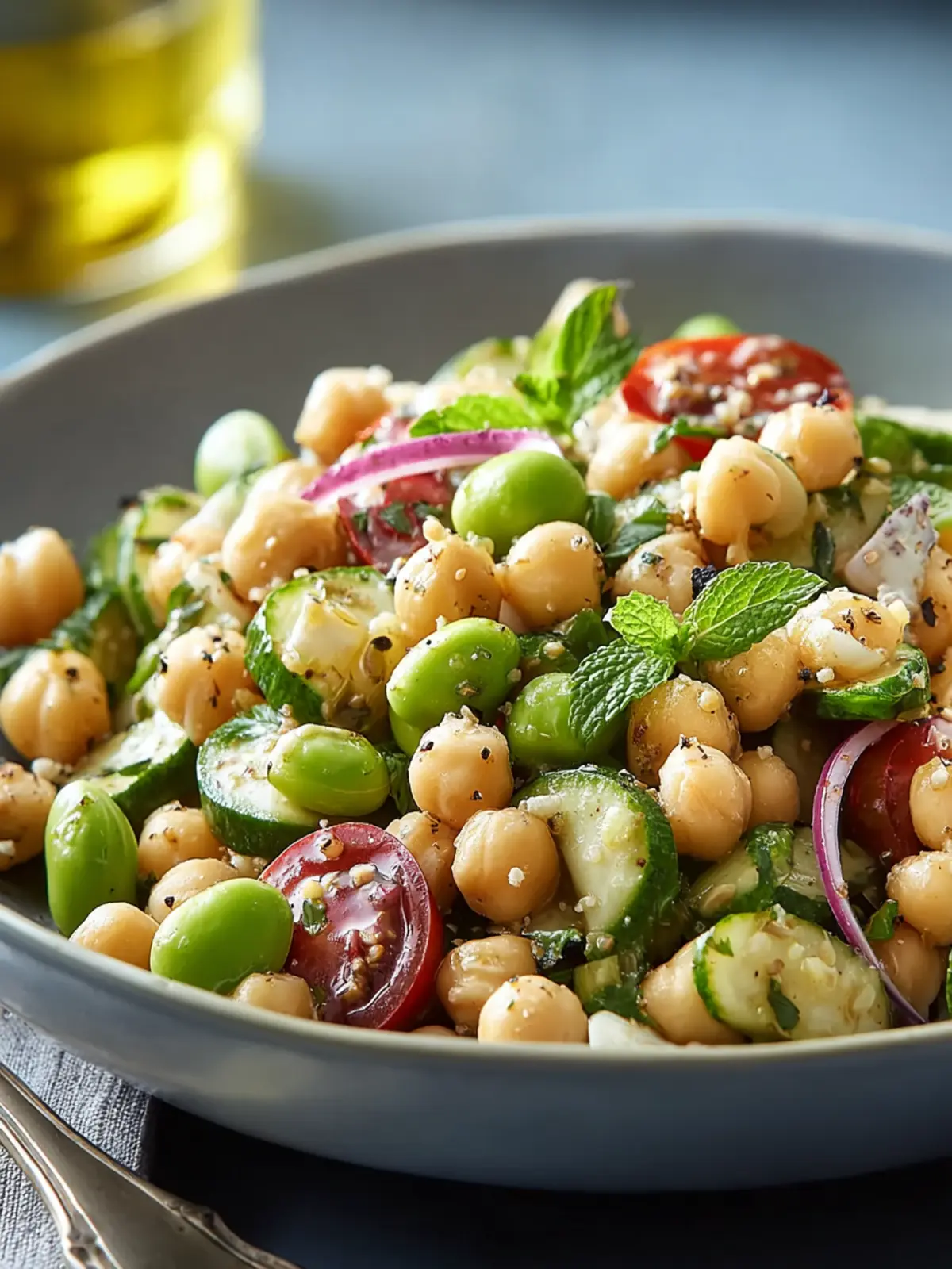 Chickpea and Fava Bean Salad First Image