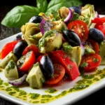 Antipasto Artichoke Salad with Basil Vinaigrette First Image