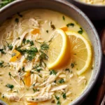 Avgolemono Soup with Orzo First Image