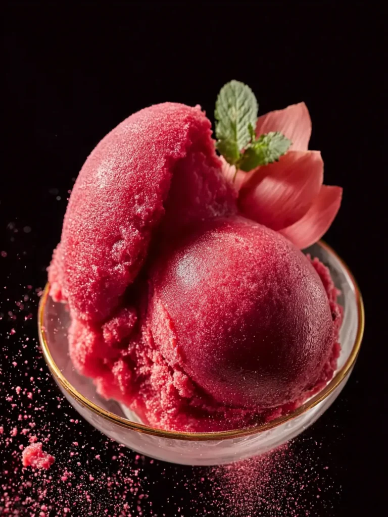 Rhubarb Sorbet First Image