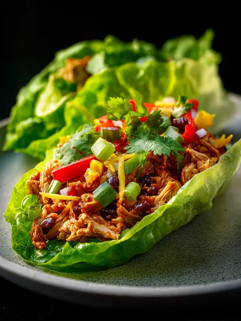 Chicken Chili Taco Lettuce Wraps First Image